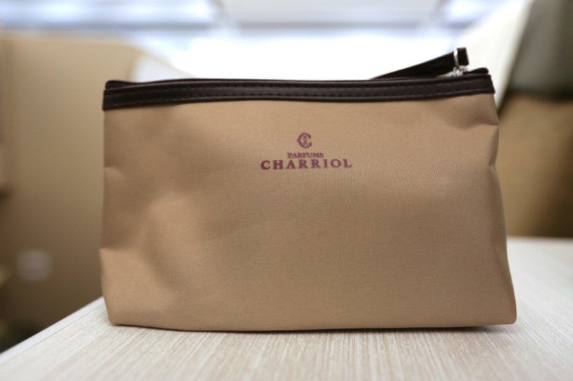 Vietnam's business-class amenity kit was pretty basic and came in a Charriol bag.