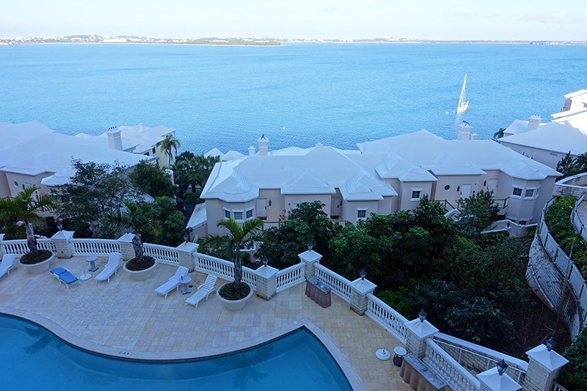 The beautiful view from our room.