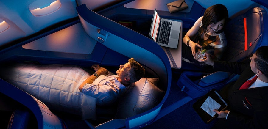 Fly Delta One to Beijing from LA.