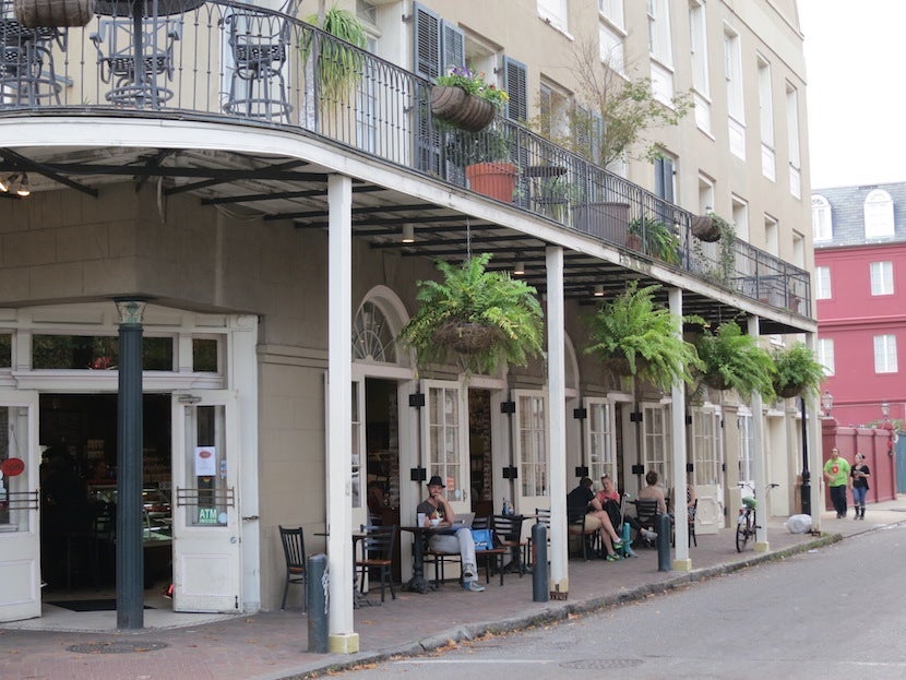 True to its European heritage, street life is one of the French Quarter's best features.