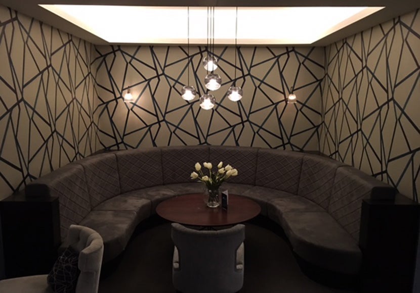 The couches were comfortable and looked nice.
