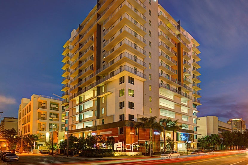 The Aloft Miami - Brickell. Image courtesy of the hotel.