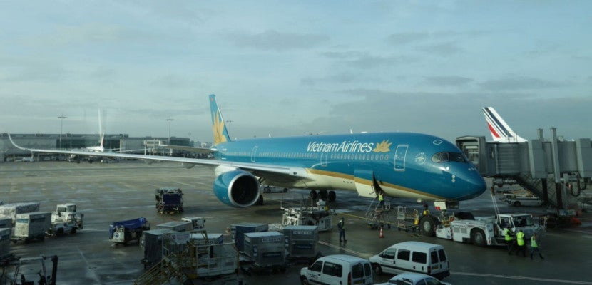 Vietnam Airlines flies the jet from Hanoi to Paris and Incheon.