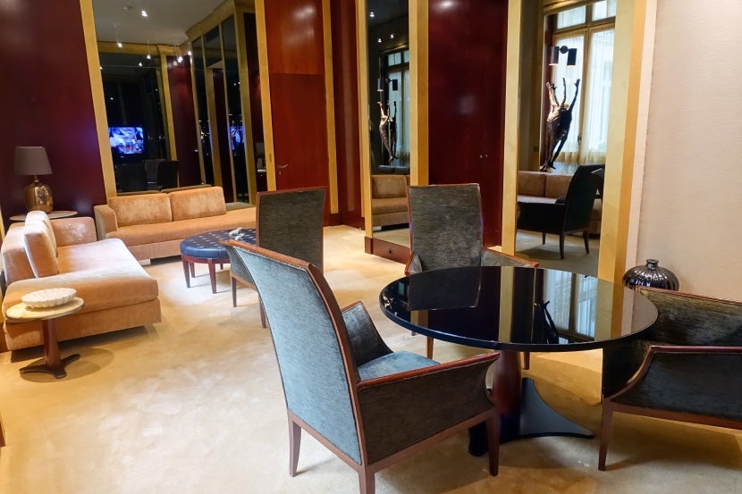 Another view of the spacious living room.