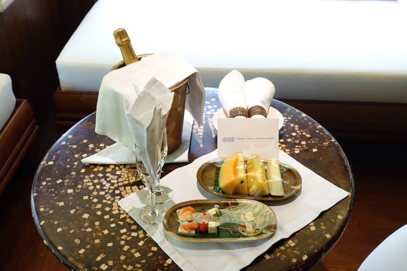 Our welcome spread.