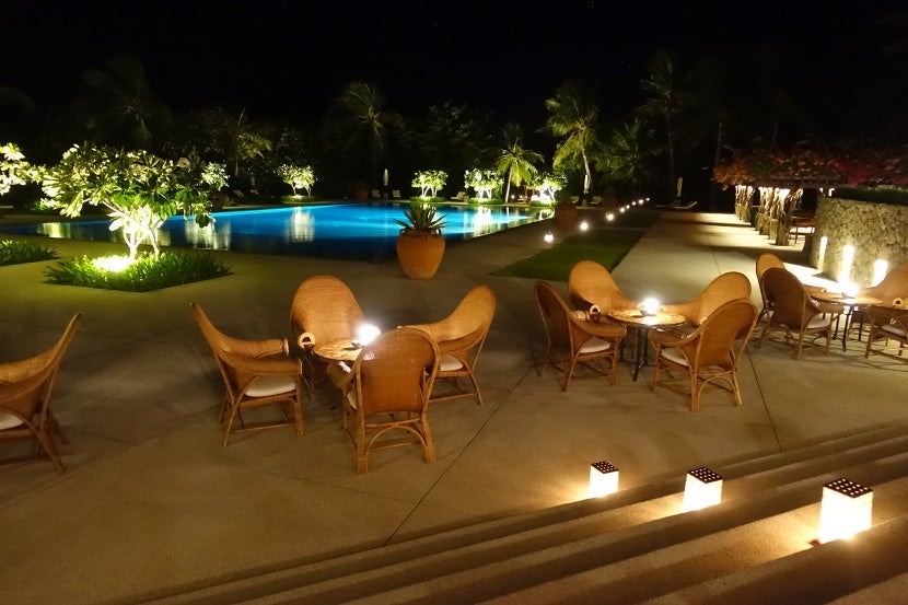 It's a nitpick, but I wish the pool wasn't so close to the restaurant area.