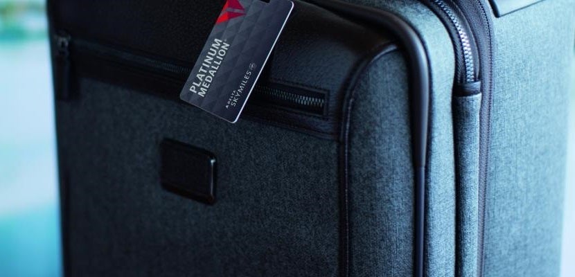 Delta Platinum Medallion Bag Tag featured