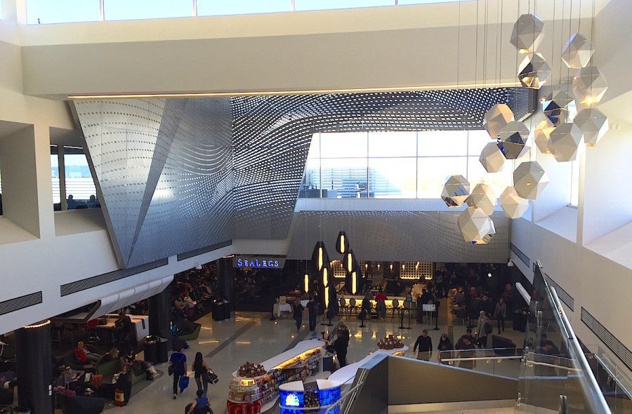 Terminal 2 at LAX was recently renovated.