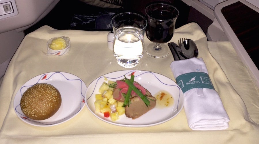 I went with the duck starter.