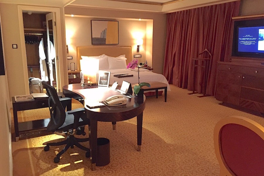 The view into the room from the foyer.