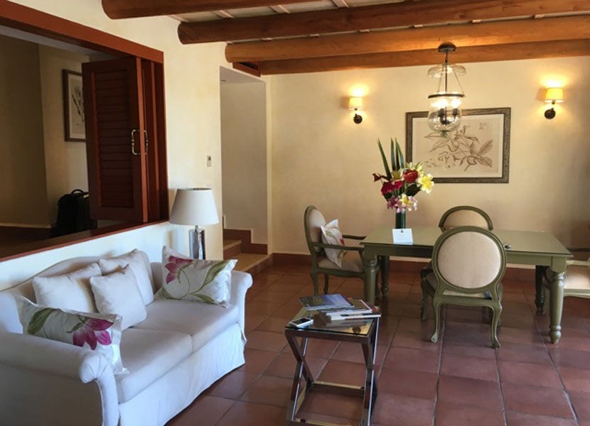 Our living room, a great space for entertaining.
