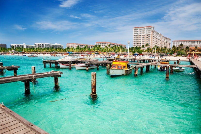 Flying Blue miles are a good option for flights to Aruba on partner Delta.