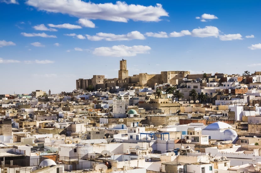 ANA considers Tunisia part of Europe, so you can book slightly cheaper awards.