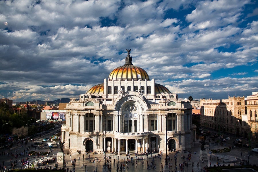 The Fine Arts Museum in Mexico City. Image courtesy of Shutterstock.