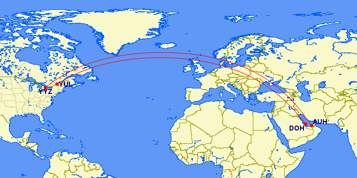 It might be worth it to head north to Canada before setting off overseas.