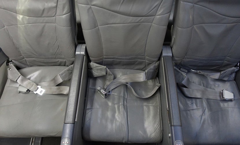 Bulkhead seating is not as wide as regular economy because the armrests don't move.
