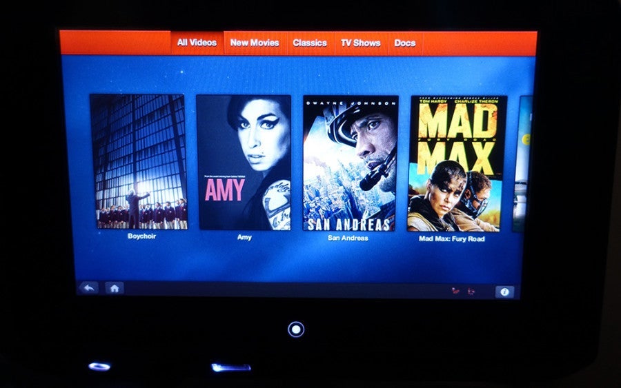 The movie selection on my OSL-JFK flight.