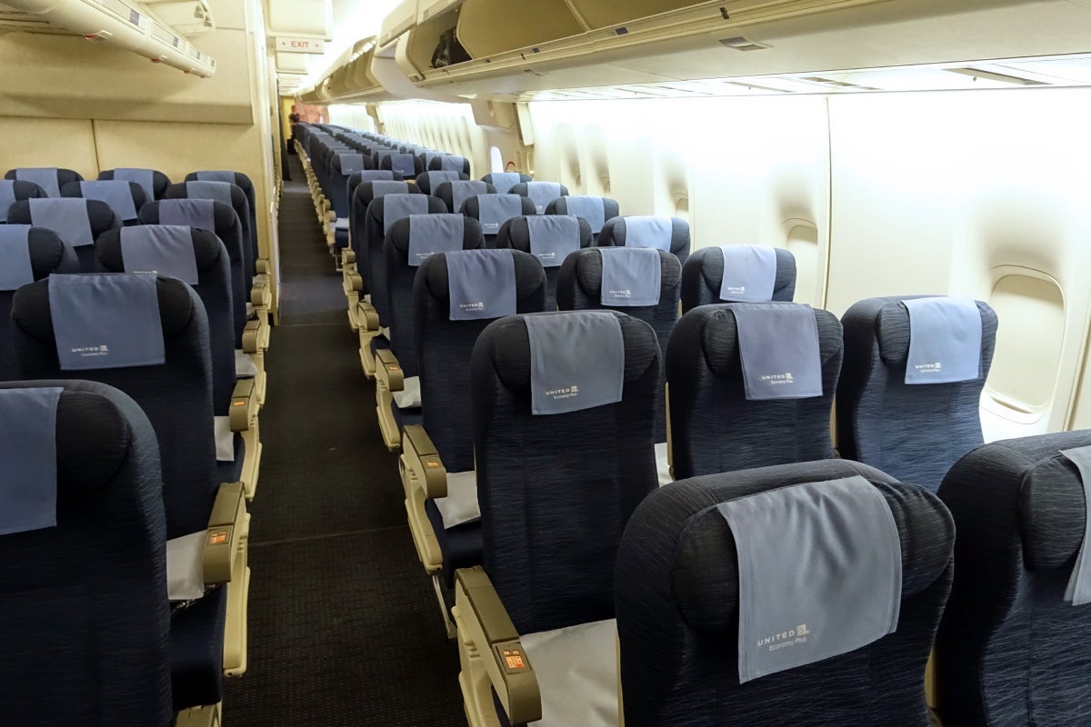 Some of United's economy cabins are in bad need of a refresh.