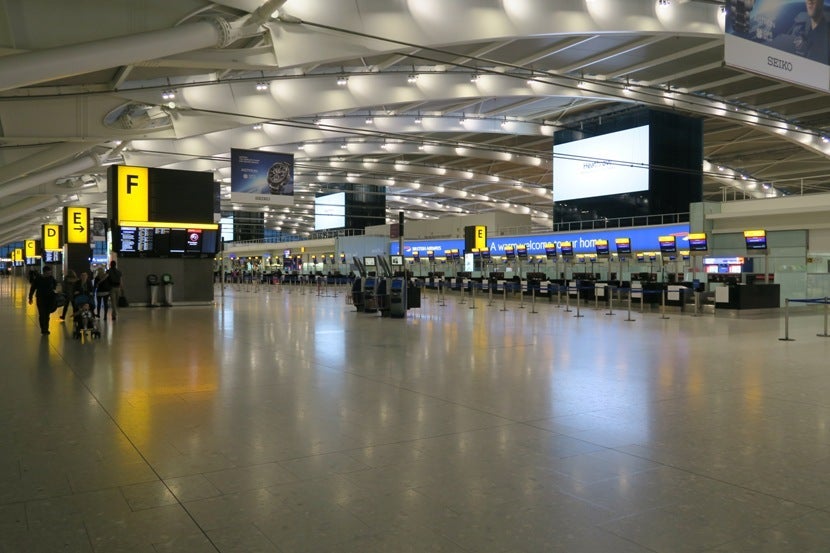 If we needed to check-in, it wouldn't have taken any time, as the terminal was rather empty Christmas Day!