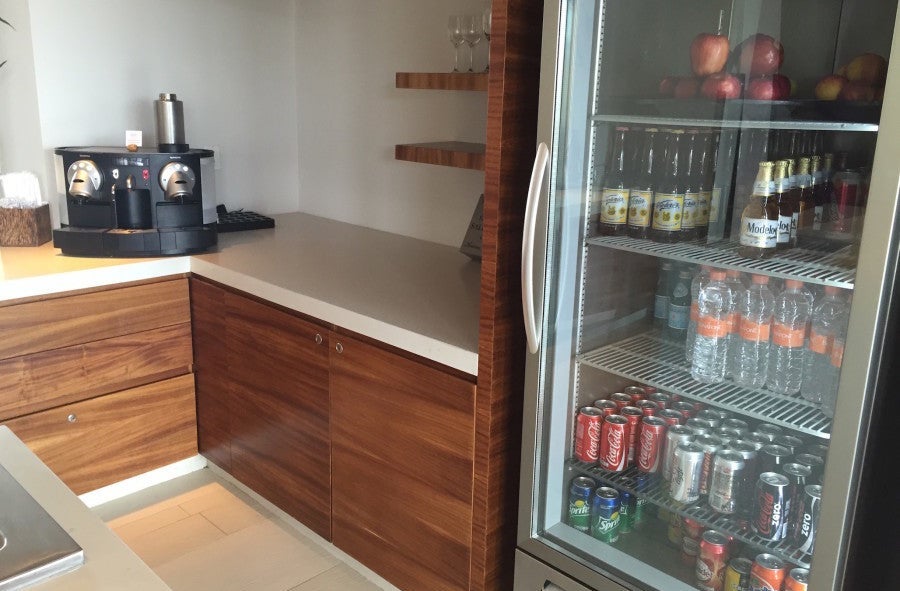 Beer options in the lounge included Victoria, Modelo, Corona and Pacifico.
