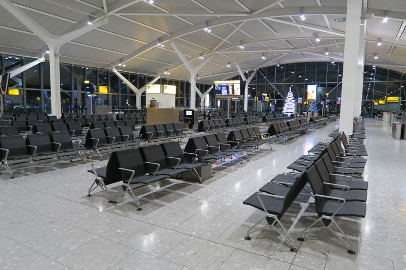 LHR Terminal 5C's gates were remarkably empty this time of night.