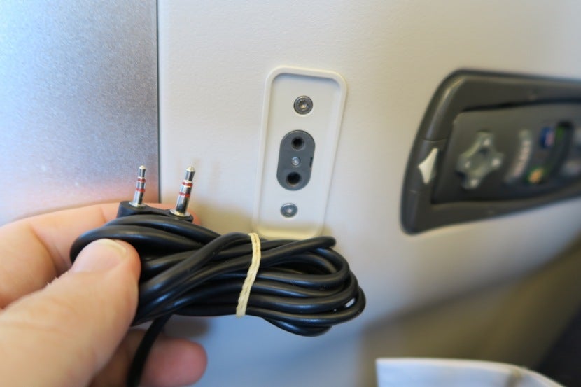 The Club World headsets were two prongs — but the two prongs weren't the same size.