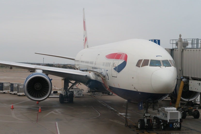 Our plane at arrival at AUS.