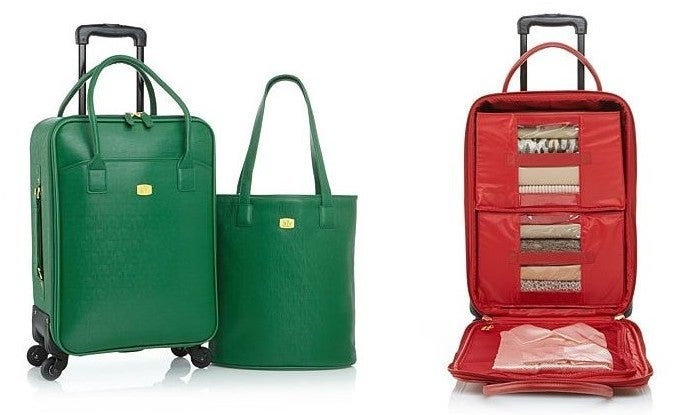 Ladies will adore this bag that's basically a dresser on wheels. Image courtesy of HSN.