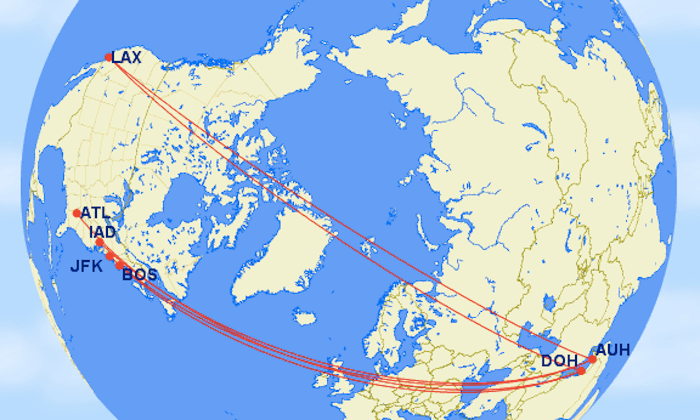 American partners with both Etihad and Qatar Airways in the Middle East.