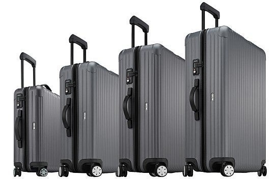 Rimowa's Salsa Cabin Matte collection comes in several sizes. Image courtesy of Rimowa.