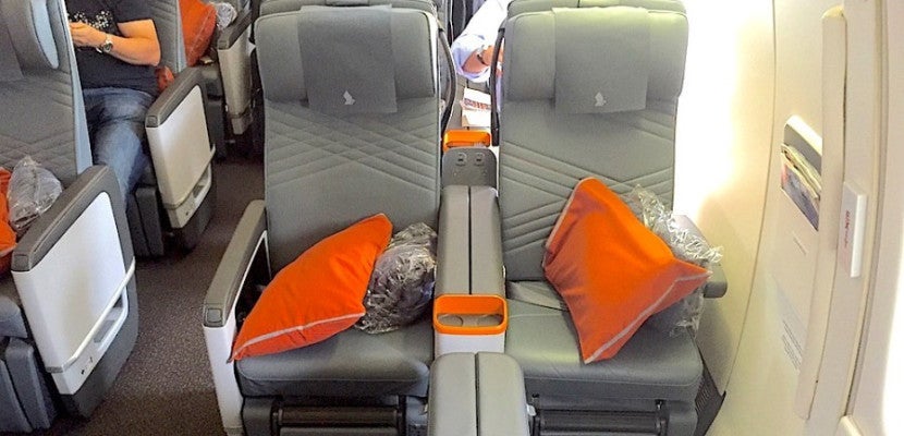Singapore's A350s will have its new premium economy seats.