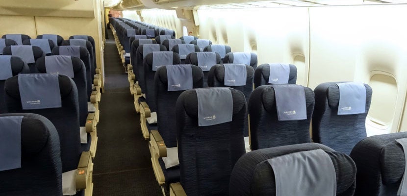 A sneak peek of what it's like to fly United's 747 on a domestic route.