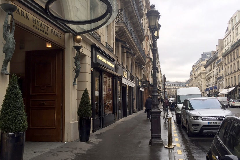 The property is located near the Tuileries Garden, and not far from the Louvre.