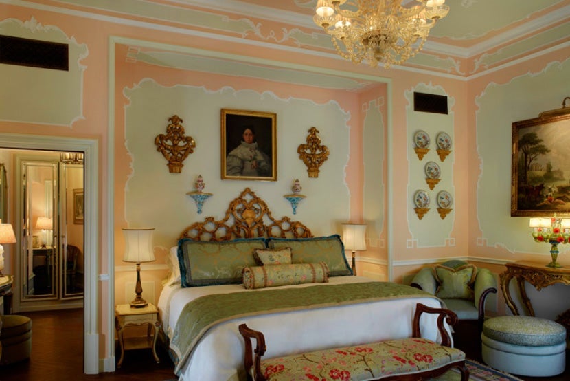 The Pisani Palazzo Canal Suite at the Gritti Palace. Image courtesy of Starwood.