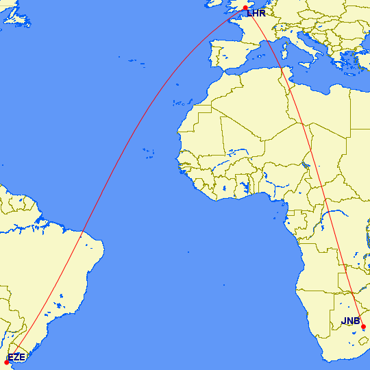If only you could just fly the hypotenuse! 