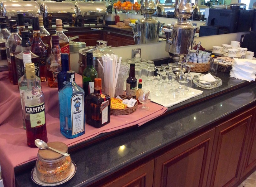 There was a decent selection of spirits as well.