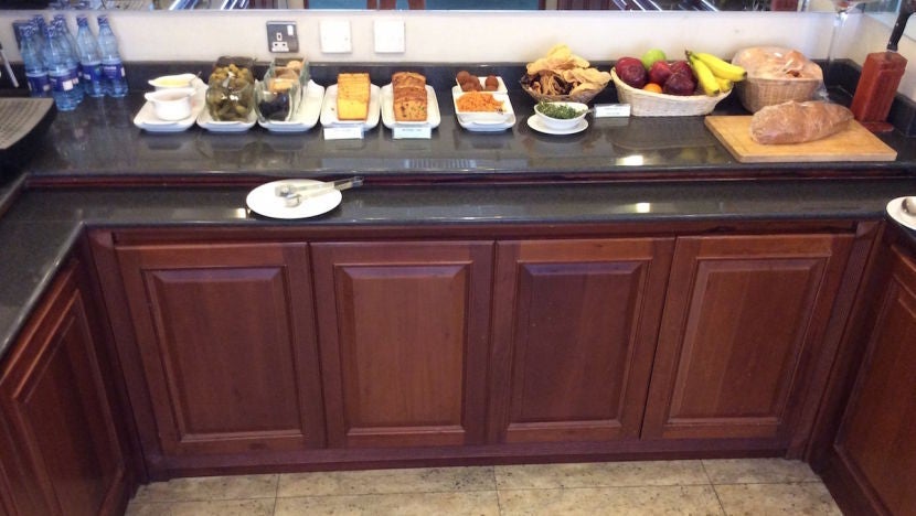 Some of the desserts and fruits.