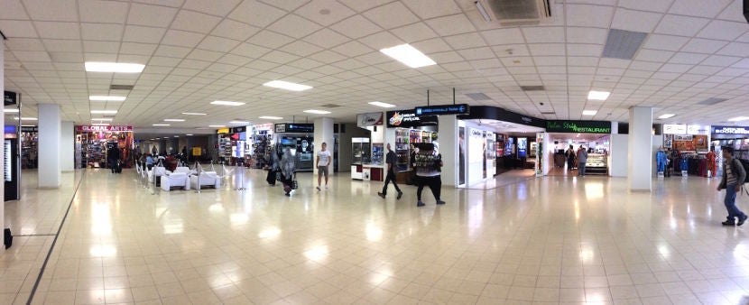 Shops in the main concourse area.