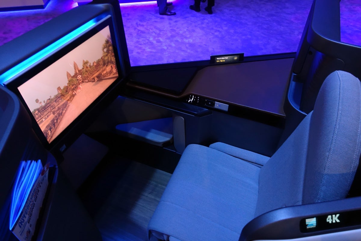Panasonic Waterfront Business Class Seat