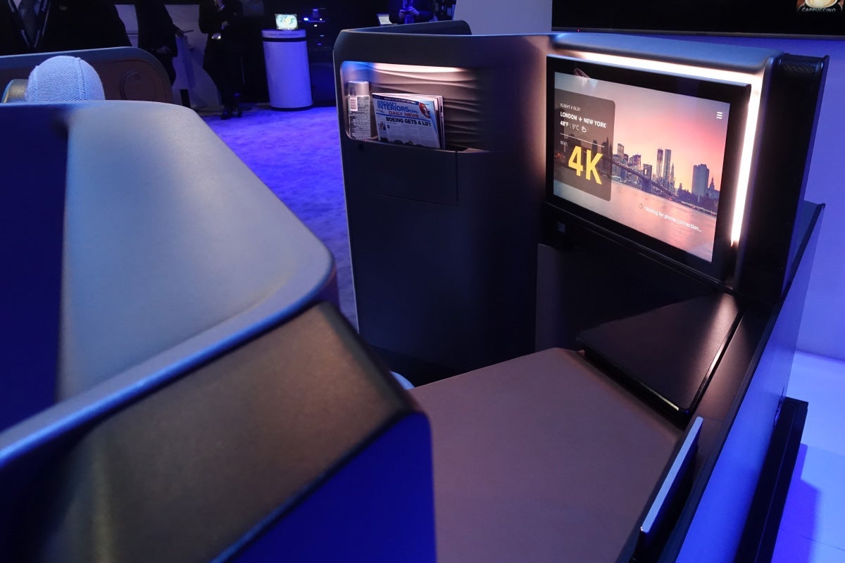 Panasonic Waterfront Business Class Seat