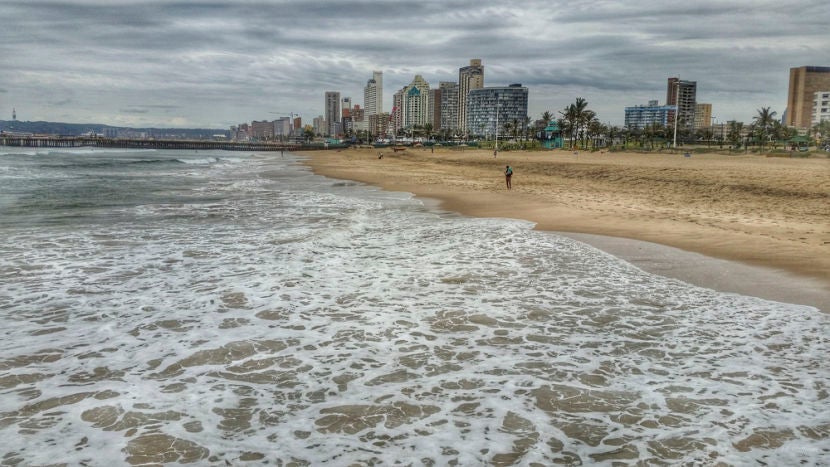 The Durban beachfront makes for a memorable photo. Image courtesy of the author.