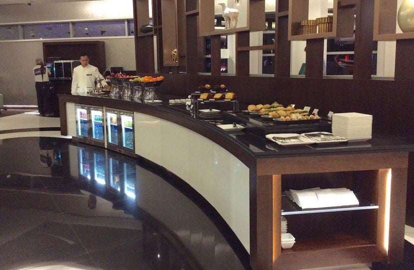 One of the buffet areas.