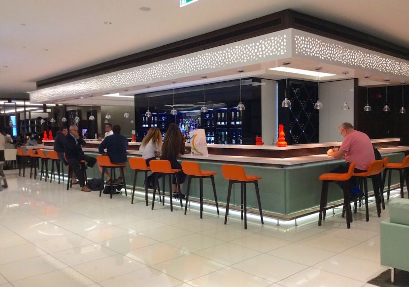 The main bar area.