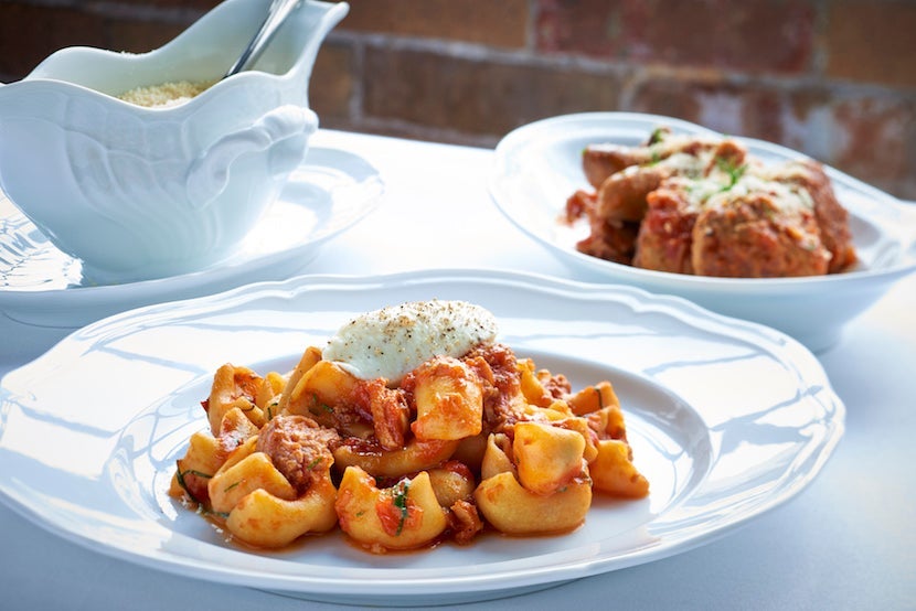 Formento's Canestri with Sunday Gravy. Image courtesy of Choose Chicago.