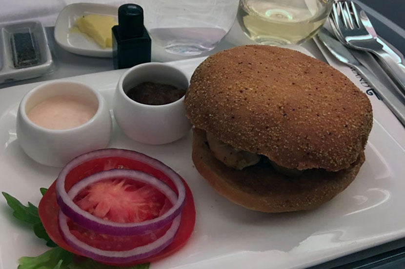 It might look a little underwhelming, but the succulent chicken and (surprisingly) fresh bun went down a treat.