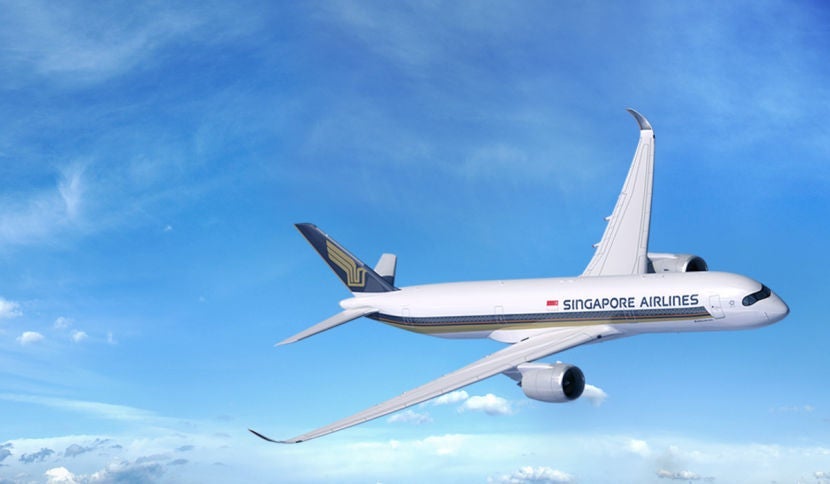 Singapore just got its first A350 last month. Image courtesy of Singapore Airlines.