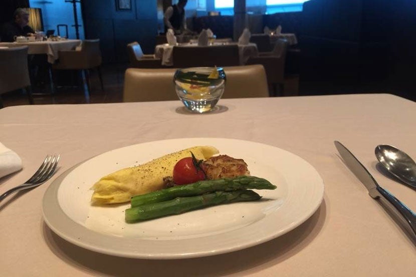 Food in the SQ Private Room Lounge