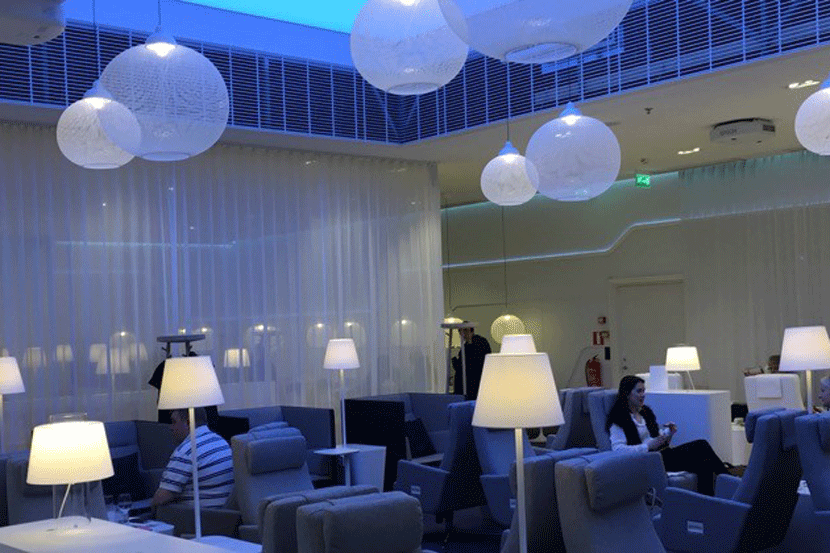 The Finnair Business Class Lounge.