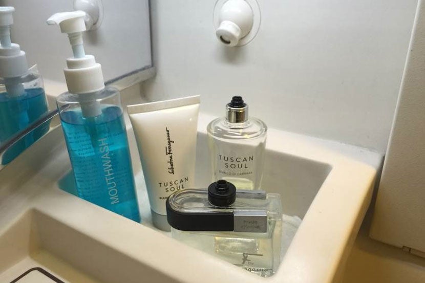 soaps in Suites bathroom