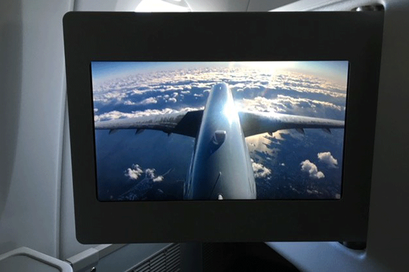 A350 overhead camera view.